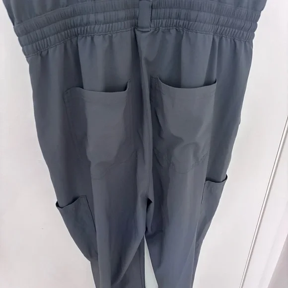 Wonderwink renew gray hospital utility Jumpsuit with Drawstring Waist M - Picture 13 of 16